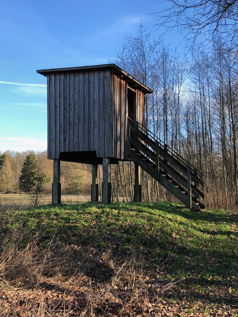 Hochstand sehr stabil (nah)