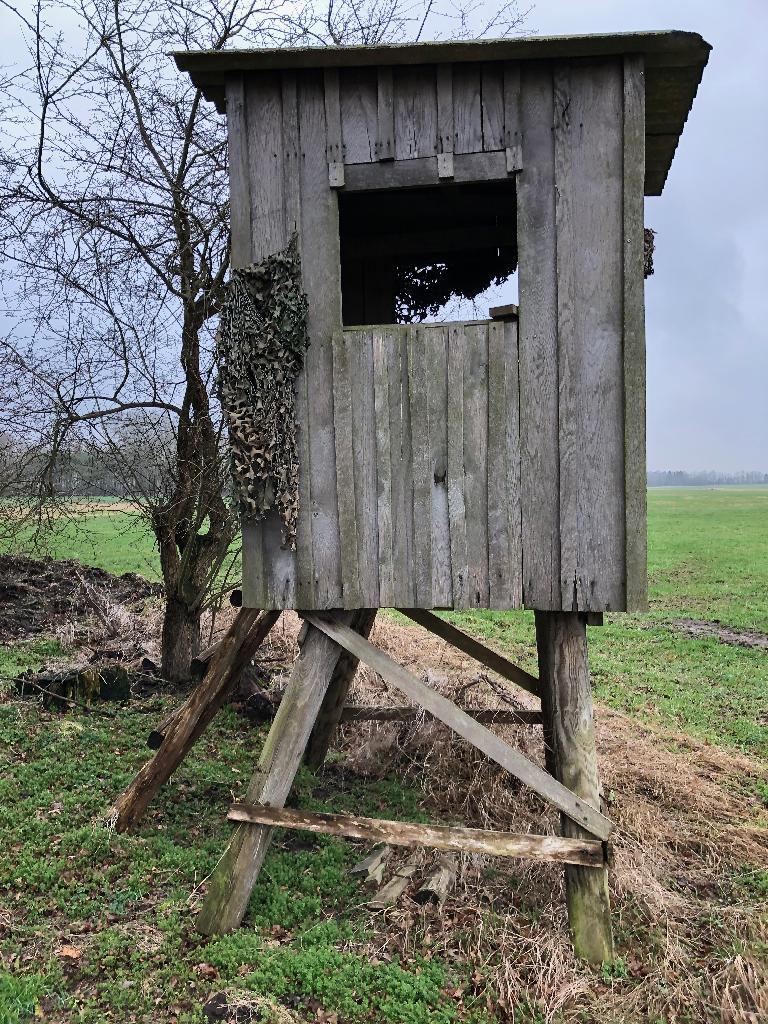 kleiner Hochstand zu (nah)